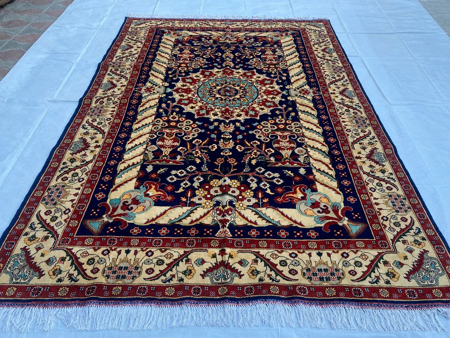 Hand Woven Afghan Chubi Carpet