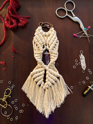 Twisted Fringe Keychain 