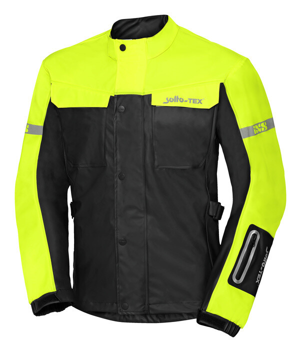 Veste de pluie Saint 2.0 noir-jaune fluo