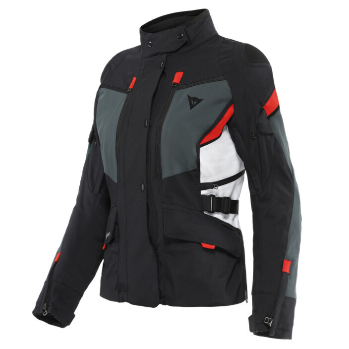 Femmes GORE-TEX Veste CARVE MASTER 3 noir-ébène-rouge DAINESE