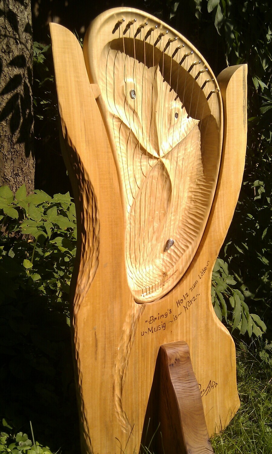 Dreamharp mit Ständer - Wachstum - Linde