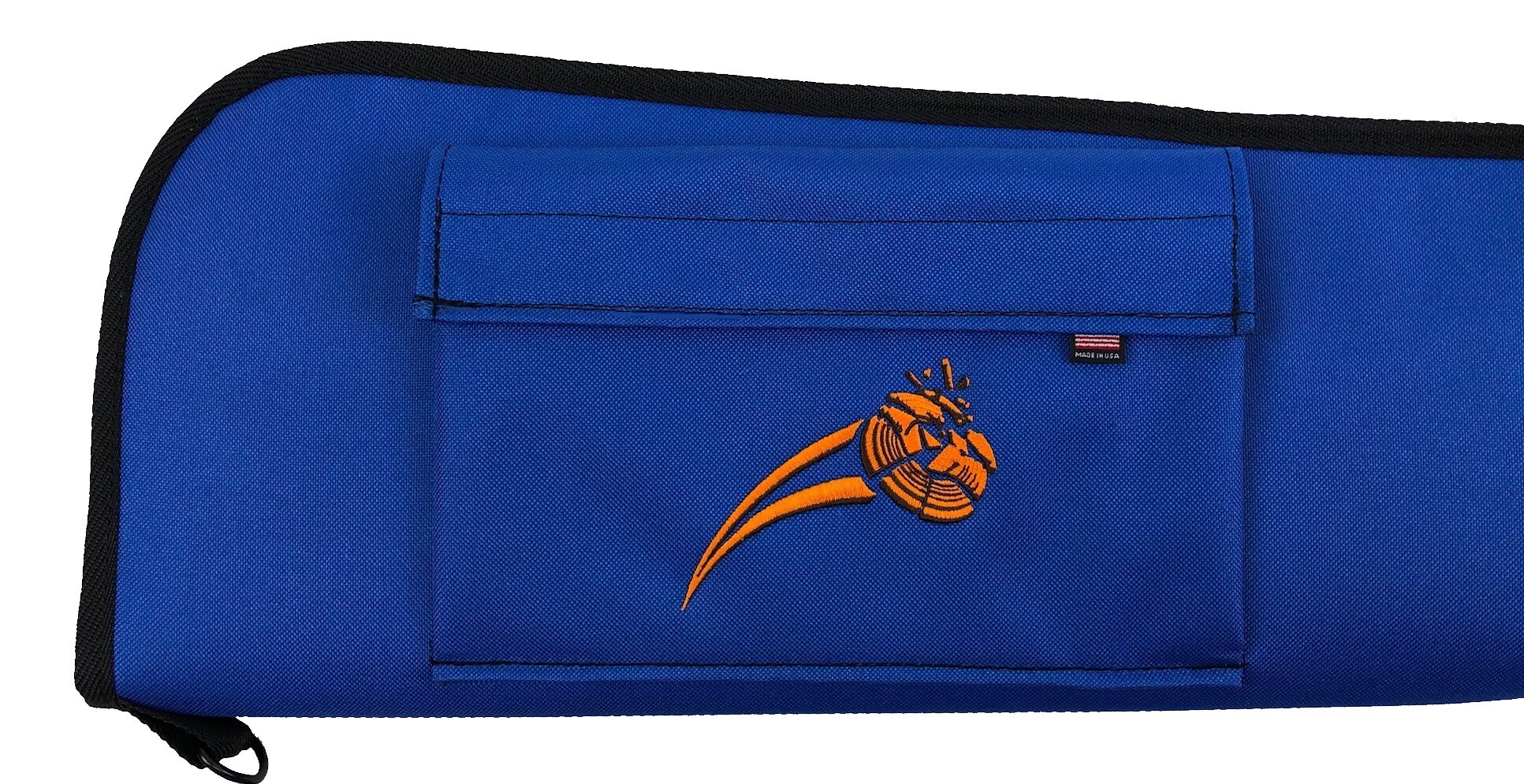 African Game Industries Genuine African Zebra Skins Nylon Canvas Soft Padded Shotgun Case 54