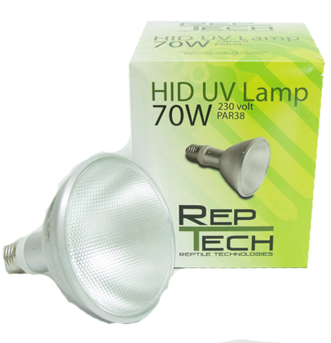 helemaal wetenschappelijk bijvoeglijk naamwoord Reptech HID UV lamp 70watt (exclusief ballast) HID070