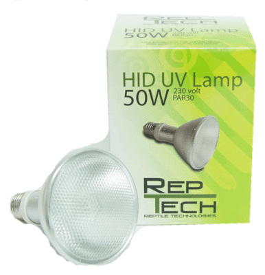 Reptech HID UV lamp 50watt (exclusief ballast) HID050 Reptech HID UV lamp 50watt (exclusief ballast) HID050