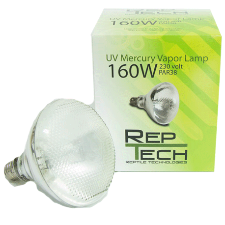 Reptech Kwikdamplamp 160watt MVL160-L