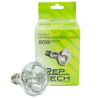Reptech Kwikdamplamp 80watt (klein)