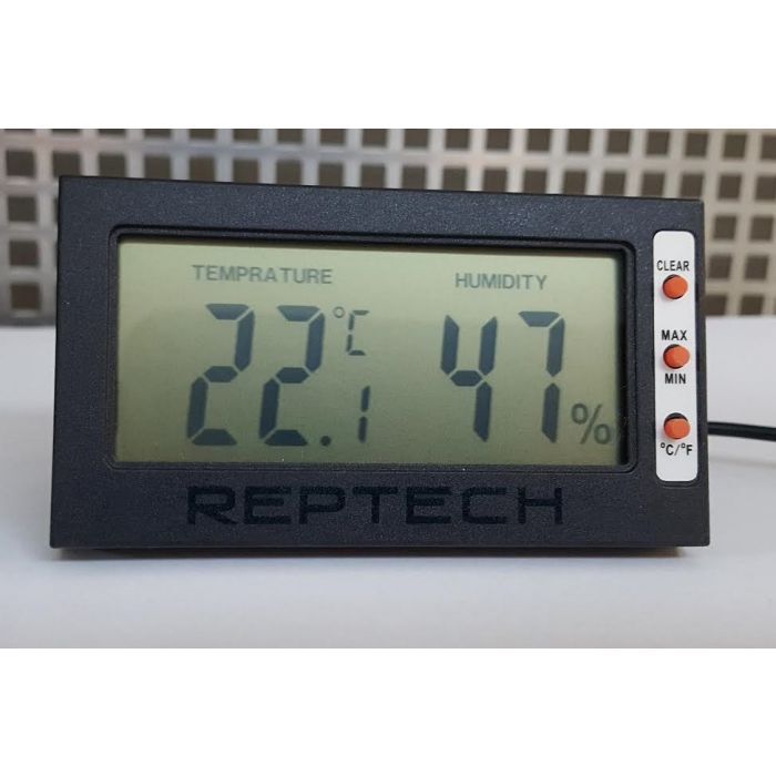 RepTech Digitaal Thermo- Hygrometer Met Geheugen