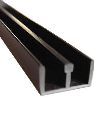 Schuifprofiel hoog 6 mm 100 cm