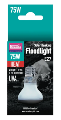 ARCADIA SOLAR BASKING FLOODLIGHT 75 WATT