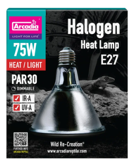 ARCADIA HALOGEN BASKING SPOT 75 WATT