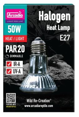 ARCADIA HALOGEN BASKING SPOT 50 WATT