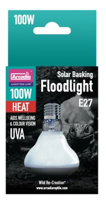 ARCADIA SOLAR BASKING FLOODLIGHT 100 WATT