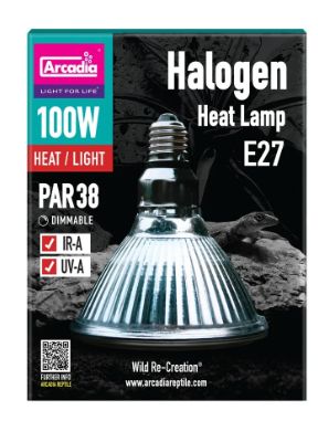 ARCADIA HALOGEN BASKING SPOT (E27) 100 WATT