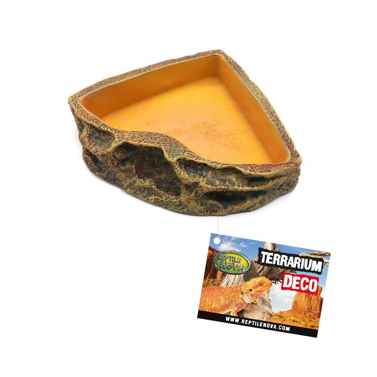 RN Terrarium Hoek Waterschaal Medium