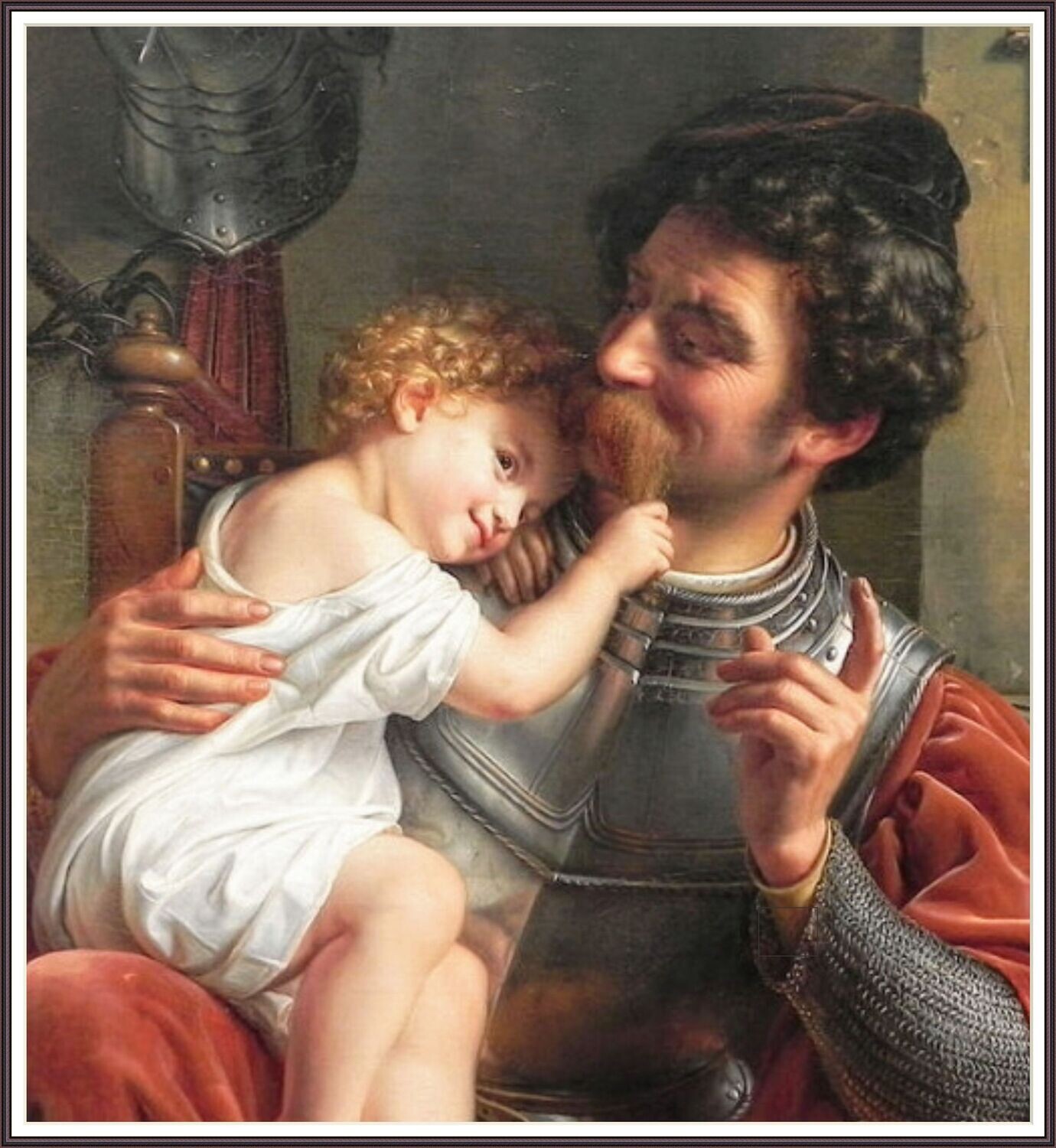 Warrior and Child