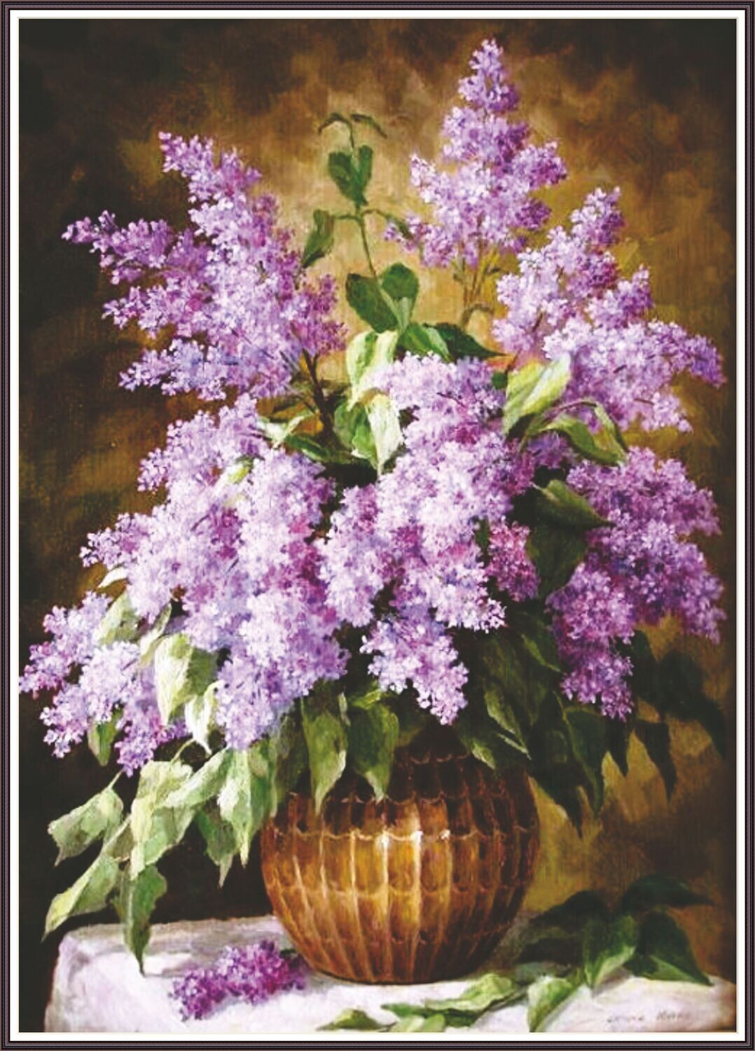 Beautiful lilacs Still life with Flowers