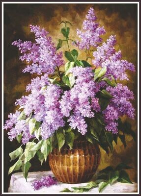 Beautiful lilacs Still life with Flowers
