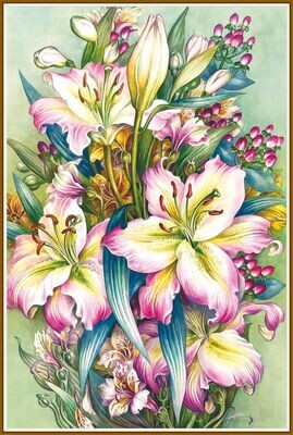 Pink Lilies