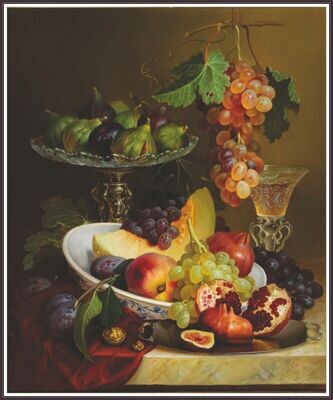 Still life with Grapes and Figs