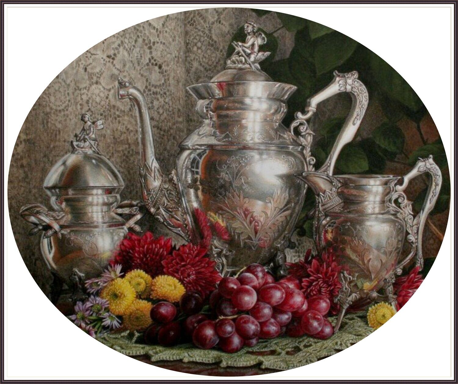 Silver Teapot (oval)