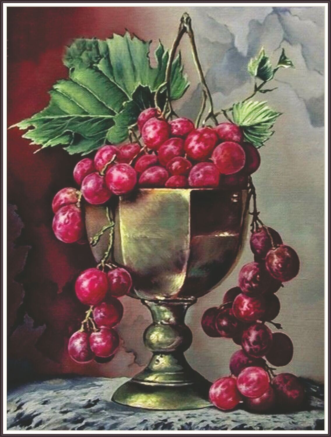 Vase with Grape
