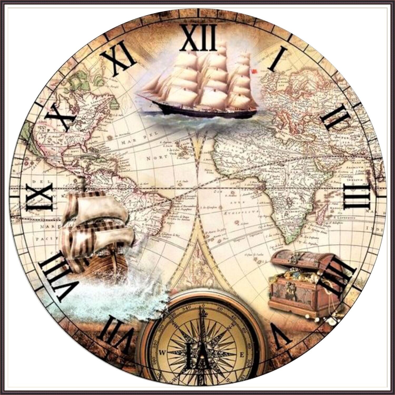Compass Clock