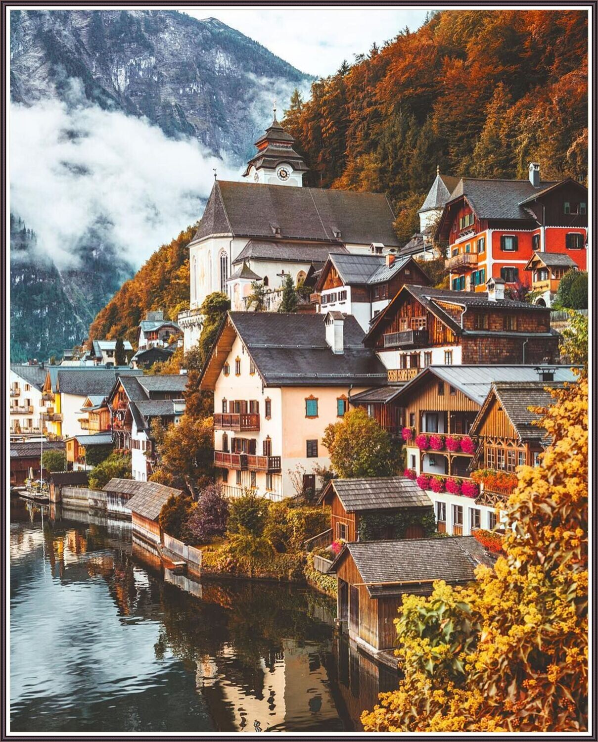 Autumn in Hallstatt, Austria