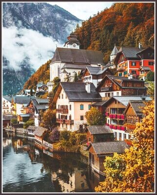 Autumn in Hallstatt, Austria