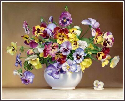 Bouquet of pansies