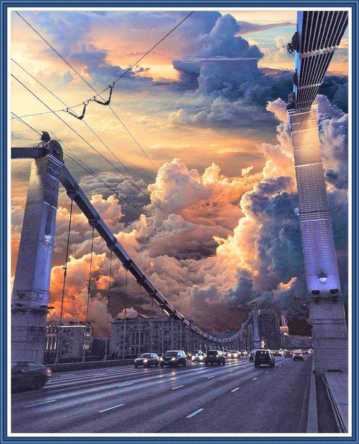 Apocalyptic sunset