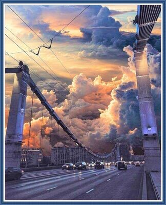Apocalyptic sunset