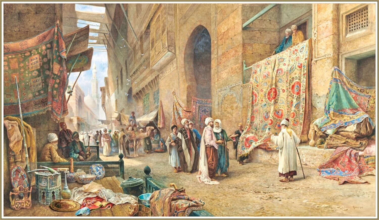 The Carpet Bazaar, Cairo