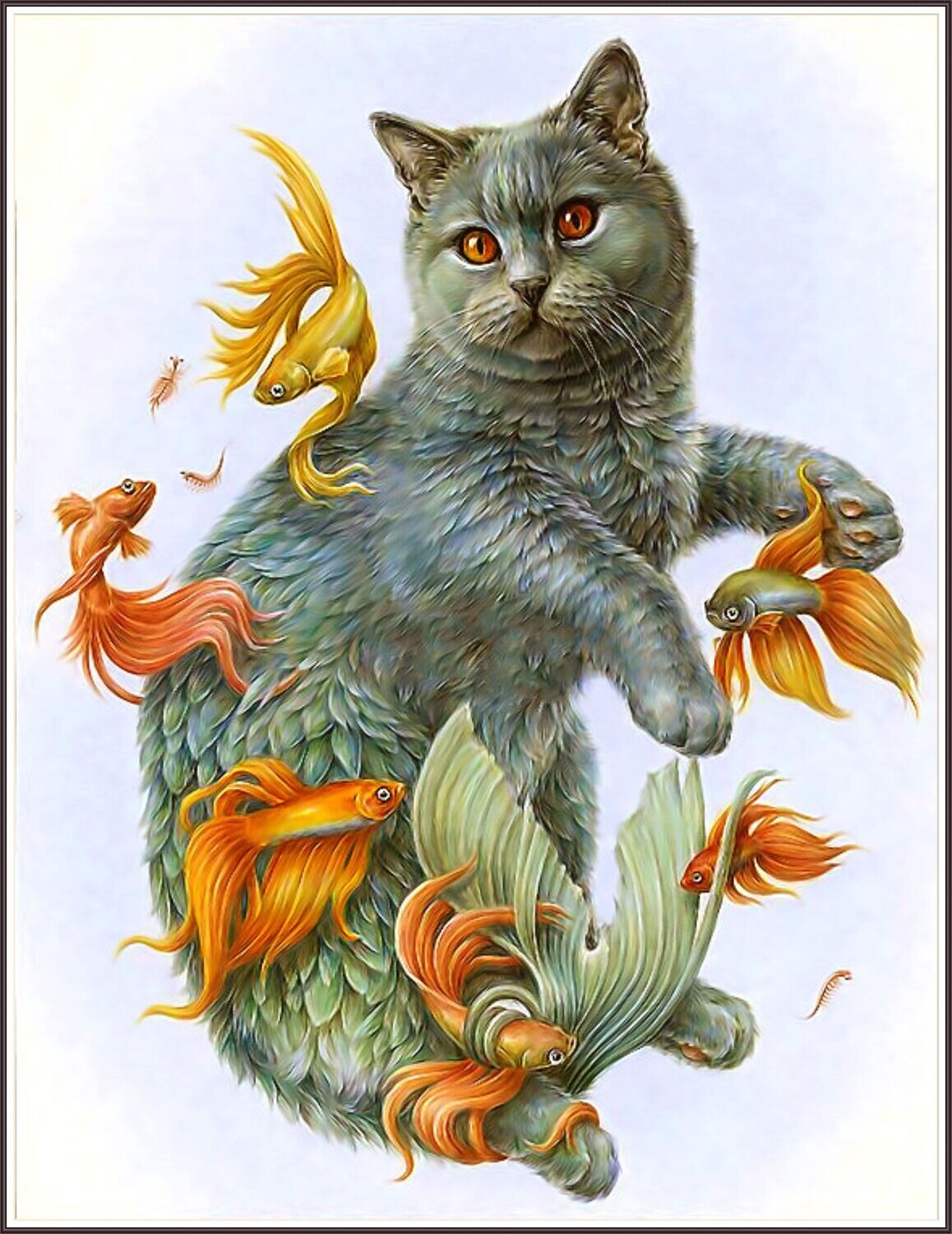 Mermaid cat