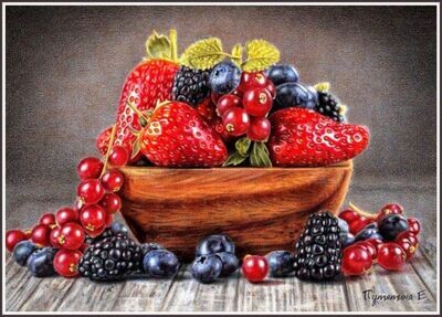 Bowl with berries