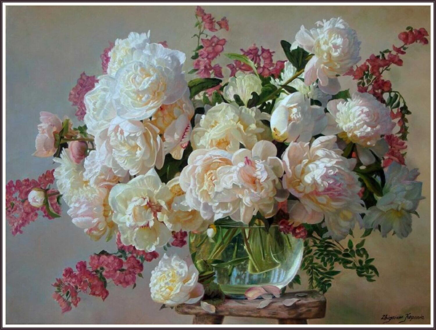 Nature With Peonies