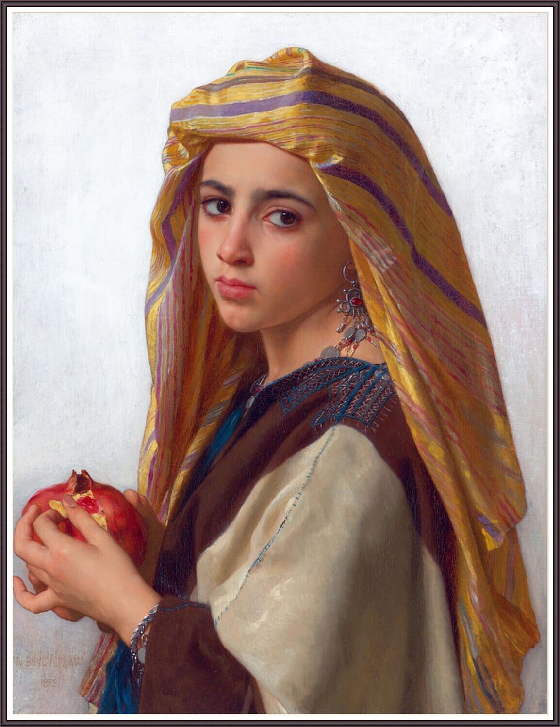 Girl with a pomegranate