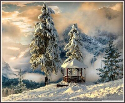 Gazebo in the Mountains