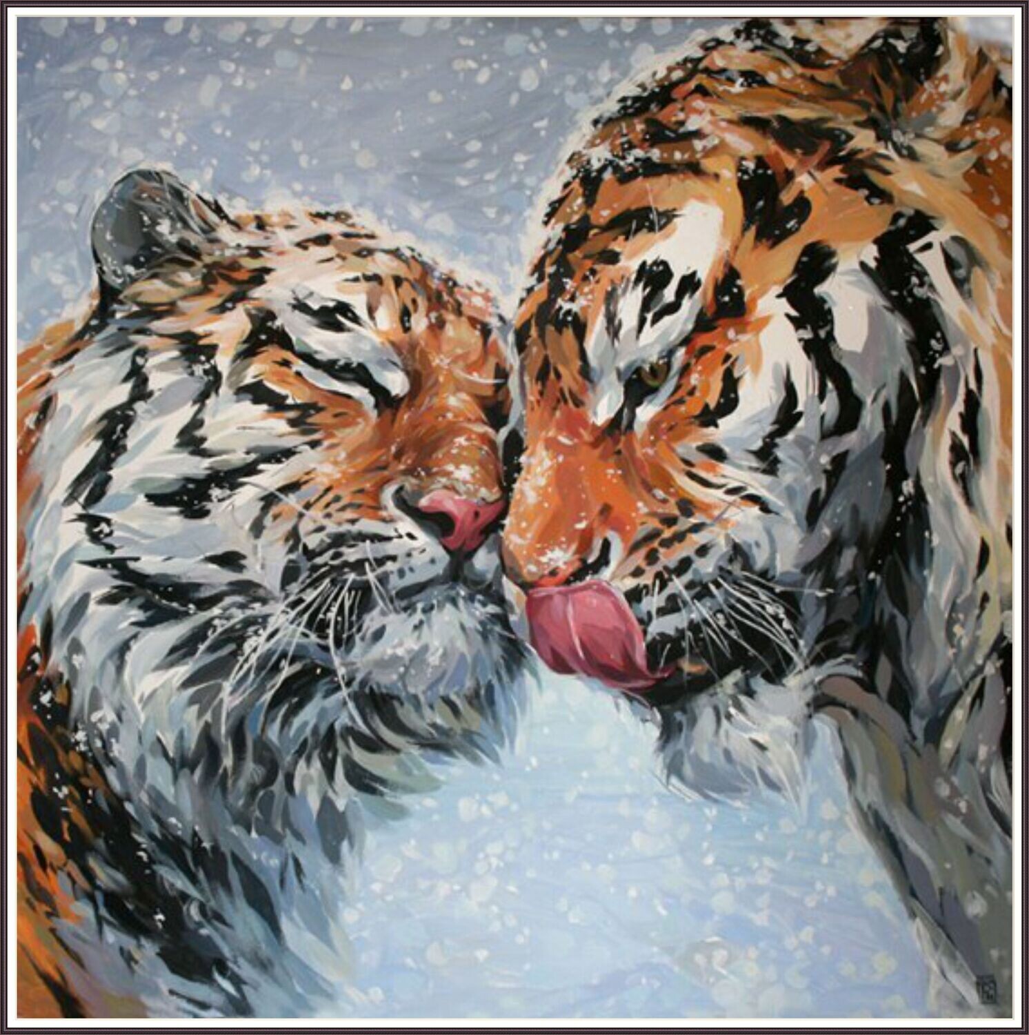 Tiger&#39;s kiss