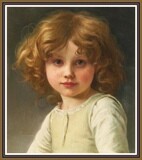 Young Girl with Curly Hair