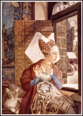 In the castle window