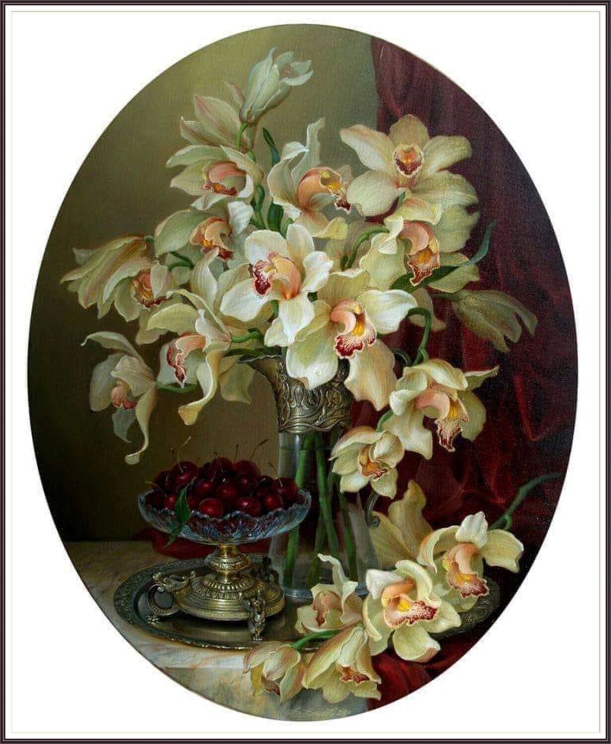 Still life with Orchids