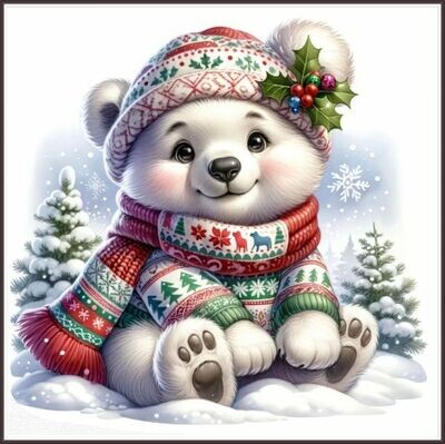 Christmas Polar Bear
