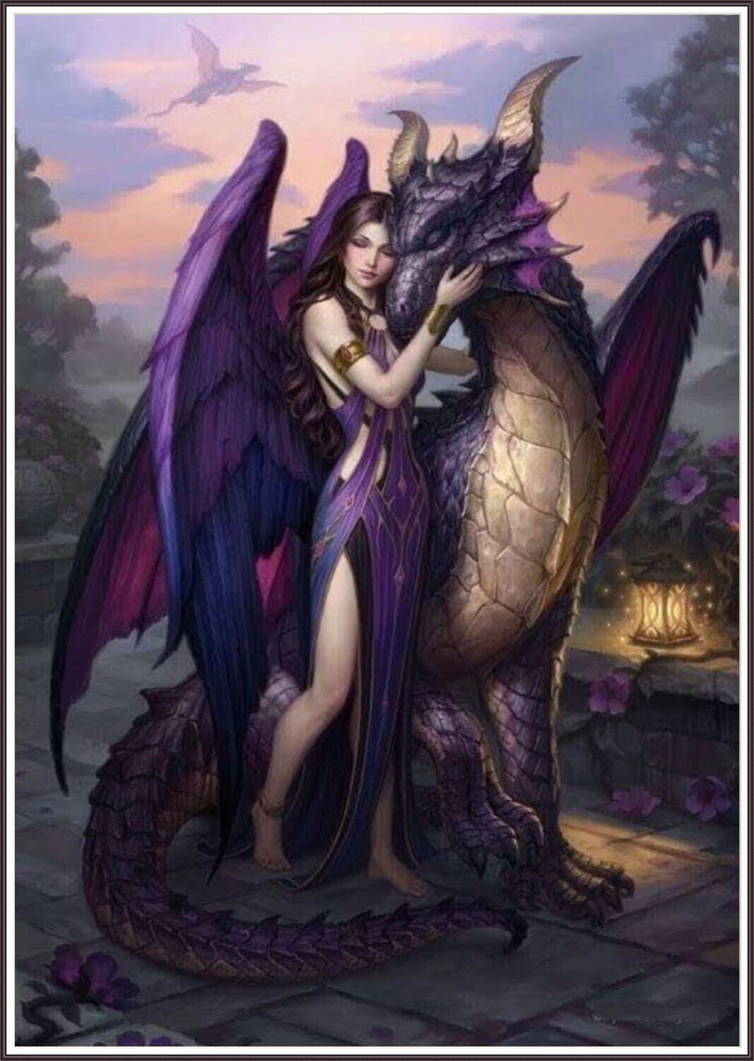 Lady And Her Dragon