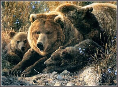 Next to mom