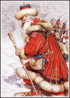 Father Christmas With Toys