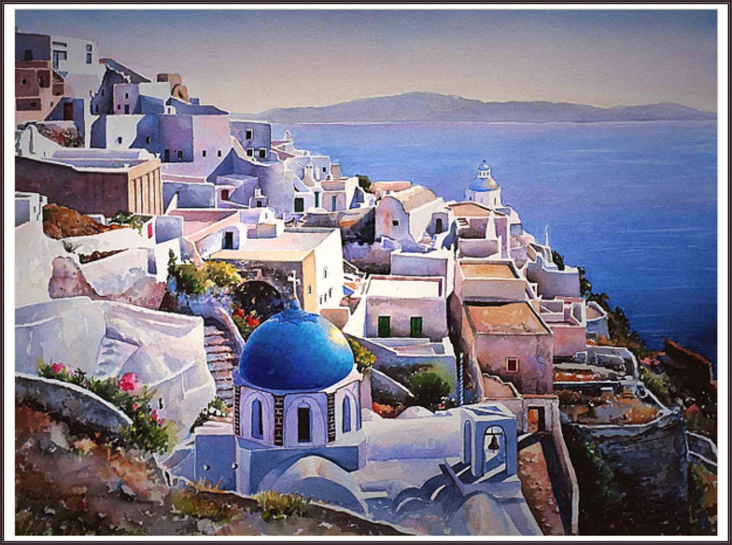Santorini Landscape, Italy