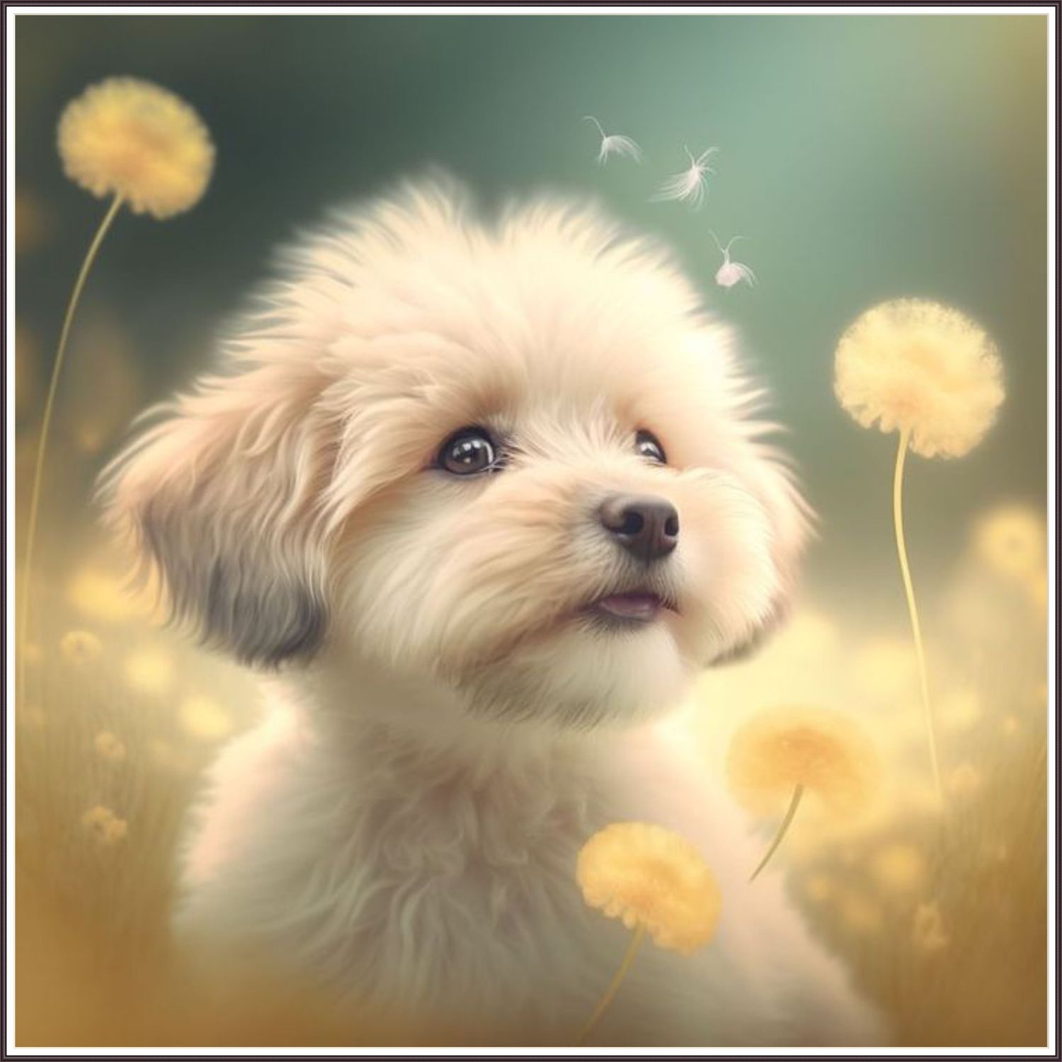 Puppy in Flower