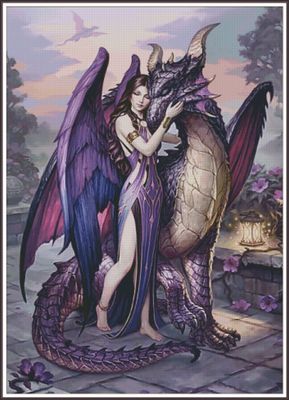 Lady And Her Dragon