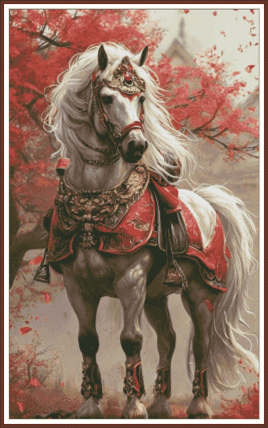 Majestic White Horse