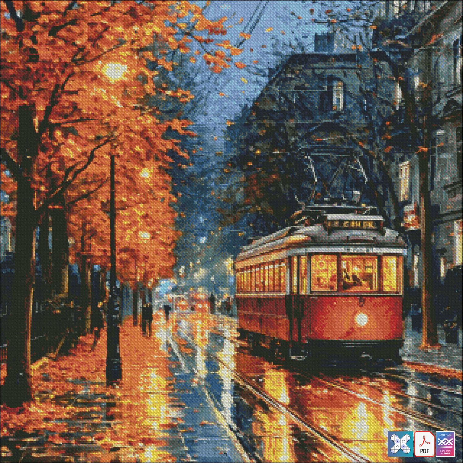 Autumn Tram -2